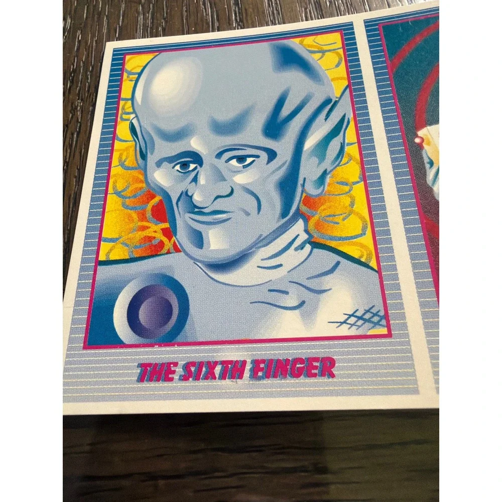 1992 Cult Television Series 1 Promo 4-Card Uncut Sheet‎ Comic Zone Productions